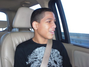 marcus in car