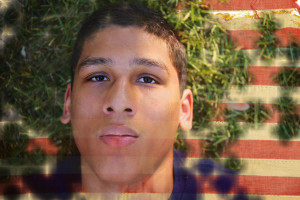 marcus and flag