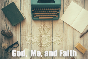 cross and desk with title copy